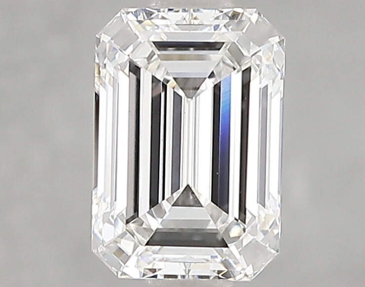 1.58 Carat Emerald Lab Diamond with  Cut Diamond in 14KT  view 1
