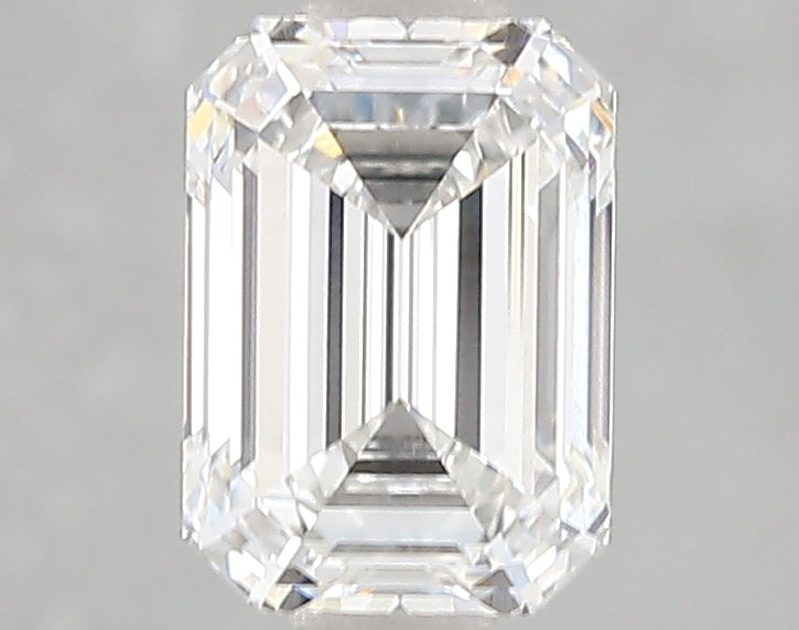 1.61 Carat Emerald Lab Diamond with  Cut Diamond in 14KT  view 1
