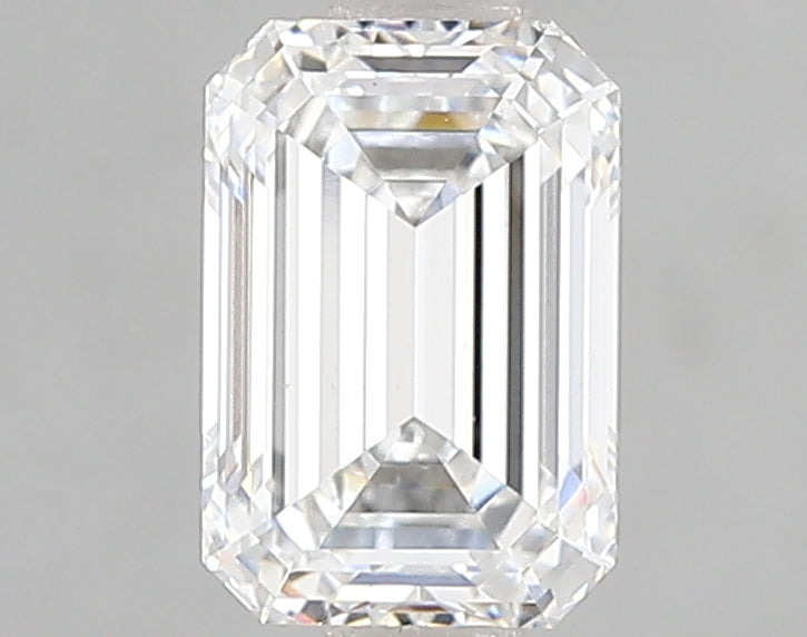 1.52 Carat Emerald Lab Diamond with  Cut Diamond in 14KT  view 1
