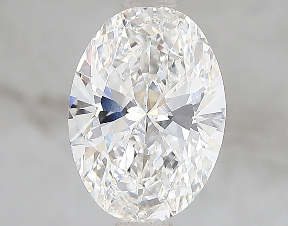 2.0 Carat Oval Lab Diamond with  Cut Diamond in 14KT  view 1

