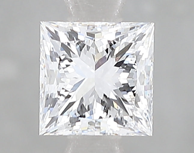 1.01 Carat Princess Lab Diamond with  Cut Diamond in 14KT  view 1
