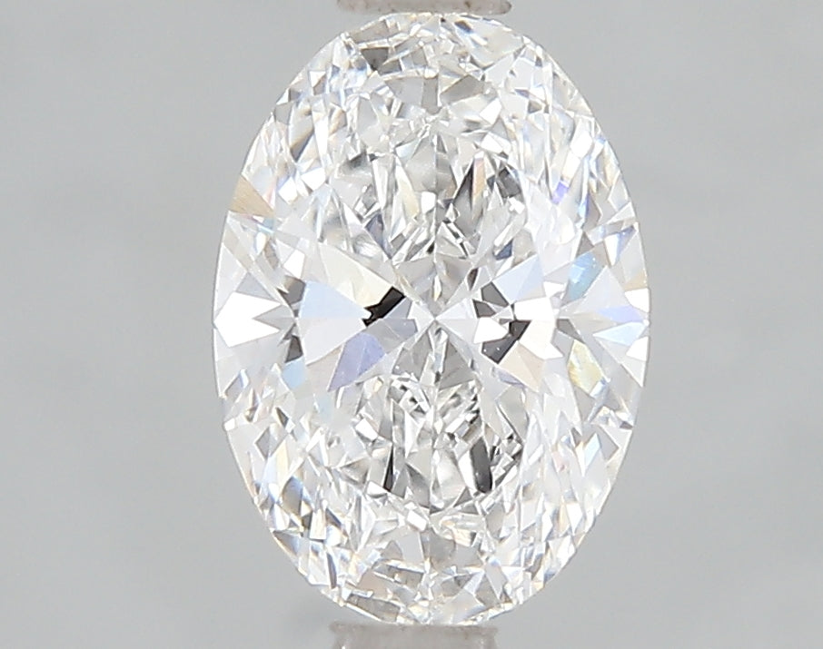 1.6 Carat Oval Lab Diamond with  Cut Diamond in 14KT  view 1
