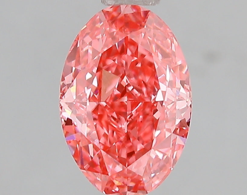 1.53 Carat Oval Lab Diamond with  Cut Diamond in 14KT  view 1
