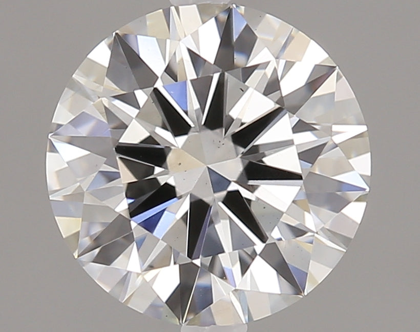 1.42 Carat Round Lab Diamond with  Cut Diamond in 14KT  view 1
