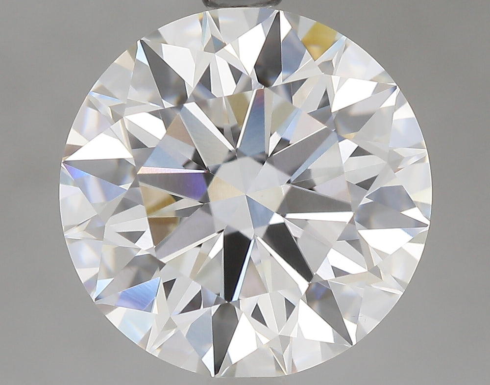3.53 Carat Round Lab Diamond with  Cut Diamond in 14KT  view 1
