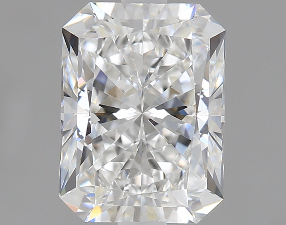1.41 Carat Radiant Lab Diamond with  Cut Diamond in 14KT  view 1
