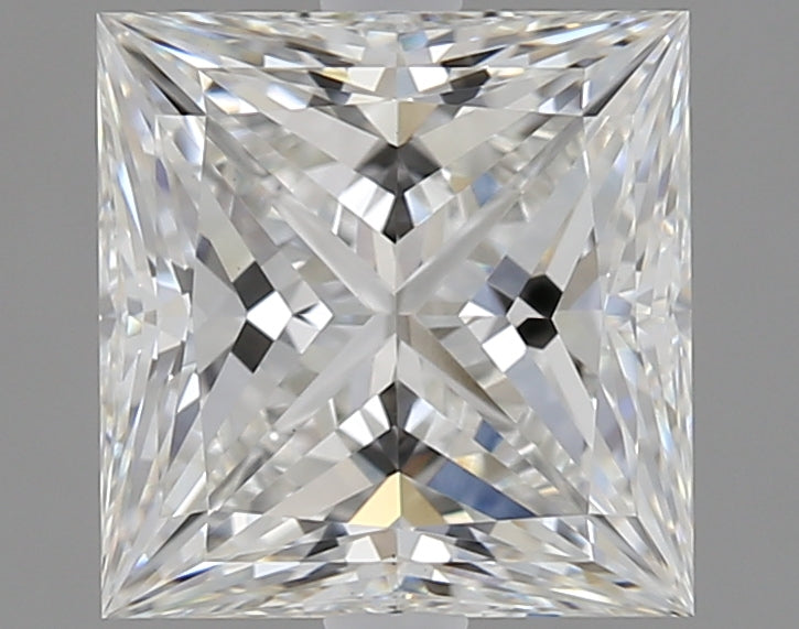 2.04 Carat Princess Lab Diamond with  Cut Diamond in 14KT  view 1
