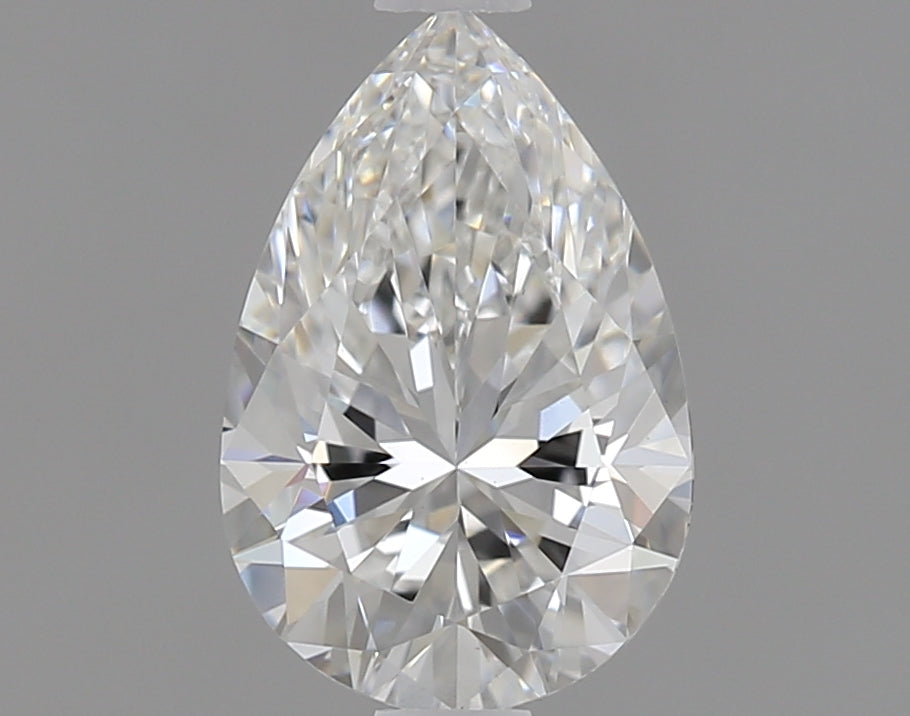 1.0 Carat Pear Lab Diamond with  Cut Diamond in 14KT  view 1
