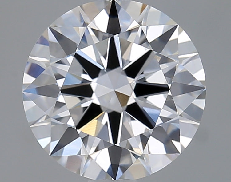 2.1 Carat Round Lab Diamond with  Cut Diamond in 14KT  view 1

