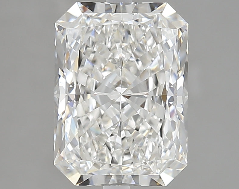 2.52 Carat Radiant Lab Diamond with  Cut Diamond in 14KT  view 1
