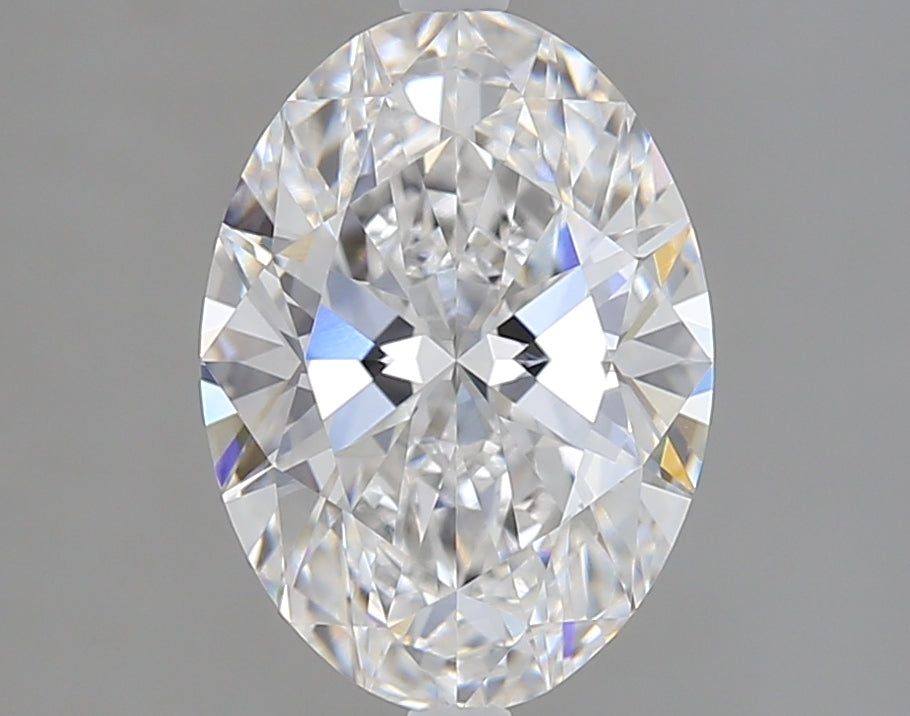 2.01 Carat Oval Lab Diamond with  Cut Diamond in 14KT  view 1

