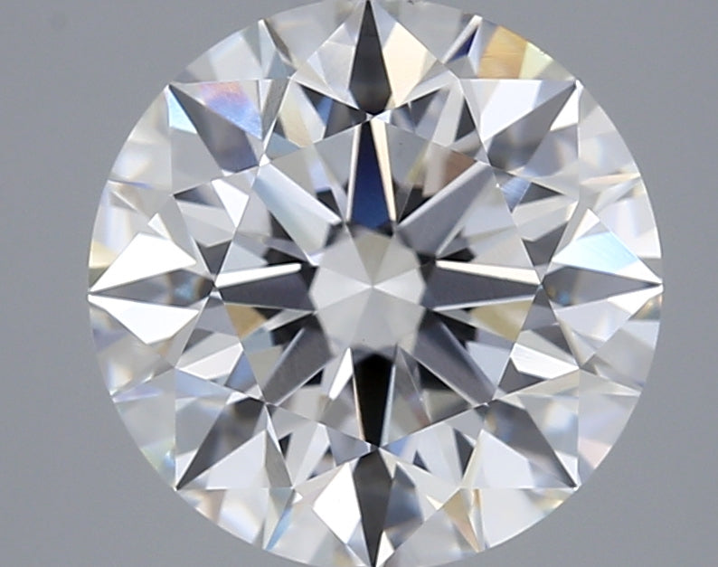 4.19 Carat Round Lab Diamond with  Cut Diamond in 14KT  view 1
