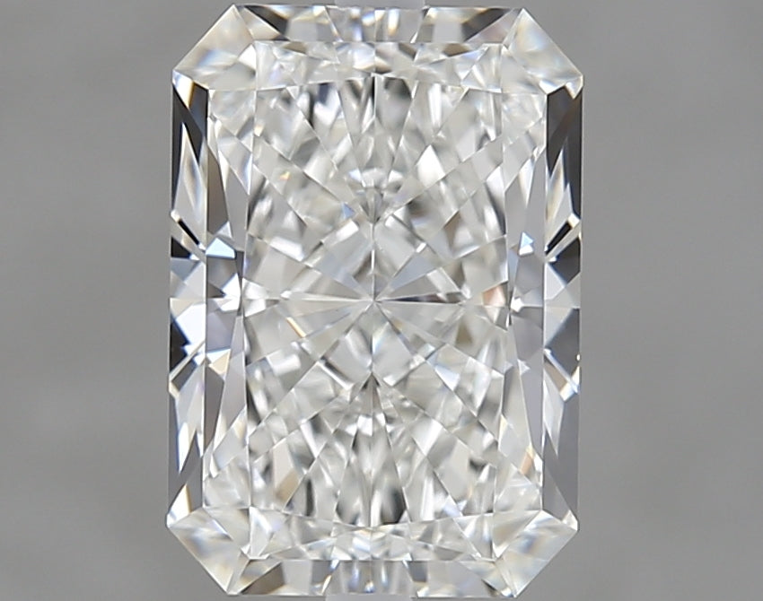 2.03 Carat Radiant Lab Diamond with  Cut Diamond in 14KT  view 1
