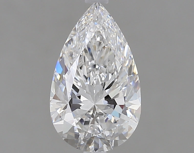1.01 Carat Pear Lab Diamond with  Cut Diamond in 14KT  view 1
