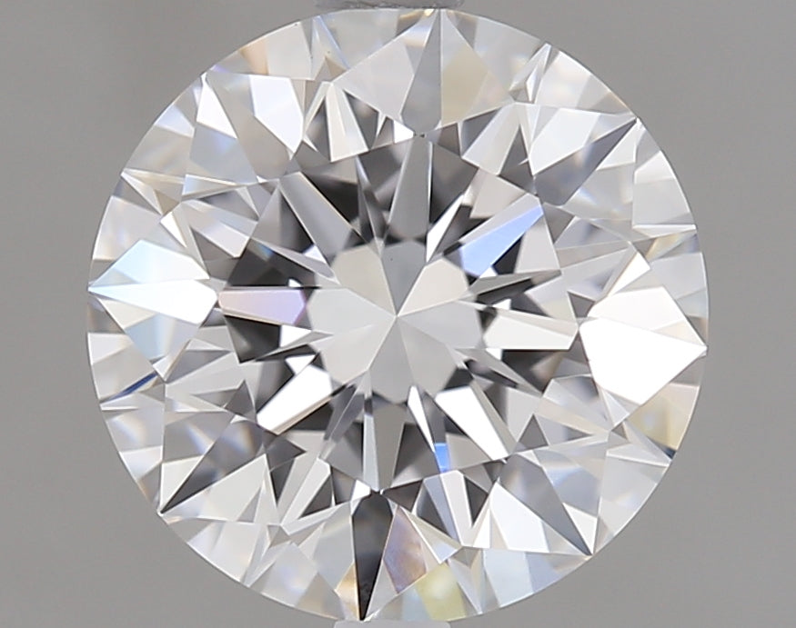 2.04 Carat Round Lab Diamond with  Cut Diamond in 14KT  view 1
