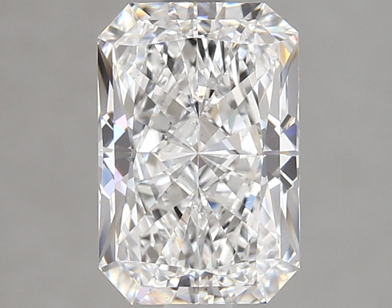2.01 Carat Radiant Lab Diamond with  Cut Diamond in 14KT  view 1
