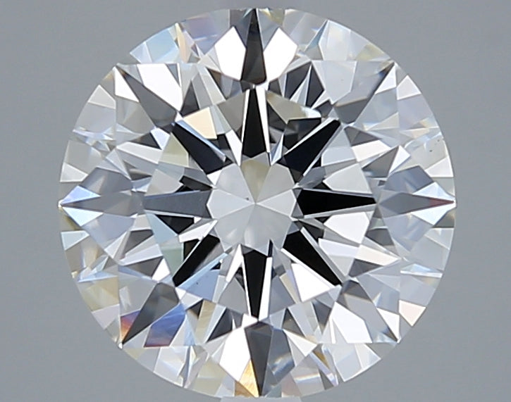 3.1 Carat Round Lab Diamond with  Cut Diamond in 14KT  view 1
