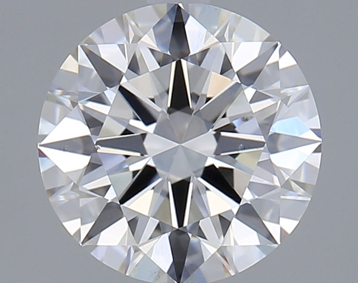 2.01 Carat Round Lab Diamond with  Cut Diamond in 14KT  view 1

