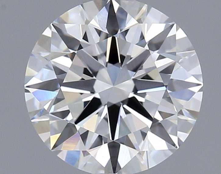 1.51 Carat Round Lab Diamond with  Cut Diamond in 14KT  view 1
