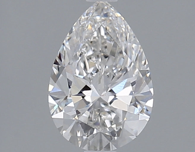 1.06 Carat Pear Lab Diamond with  Cut Diamond in 14KT  view 1
