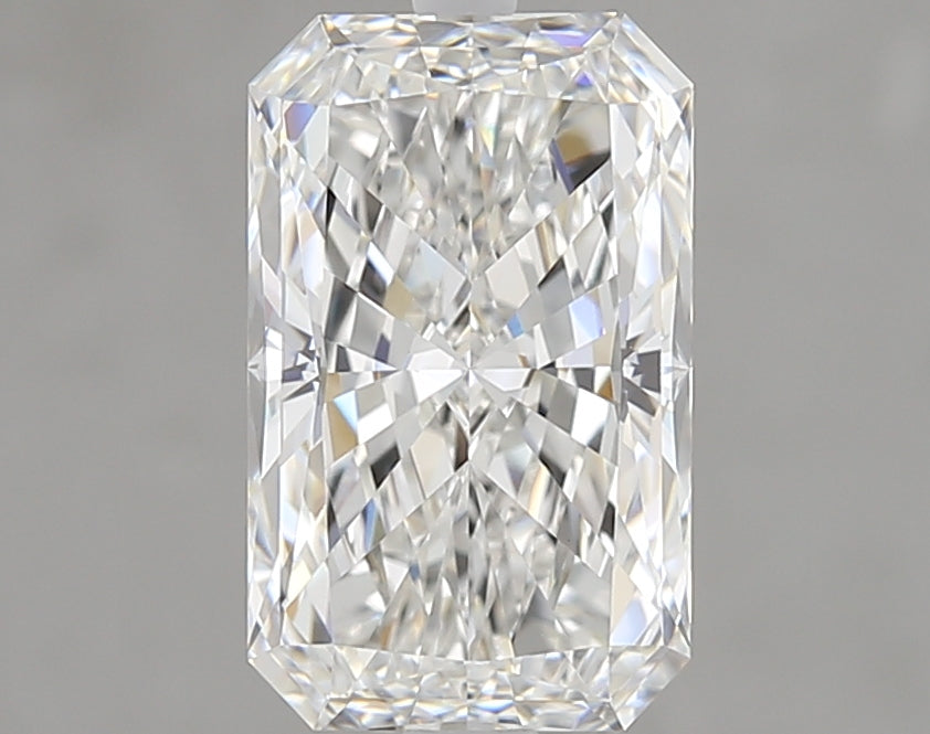 2.05 Carat Radiant Lab Diamond with  Cut Diamond in 14KT  view 1
