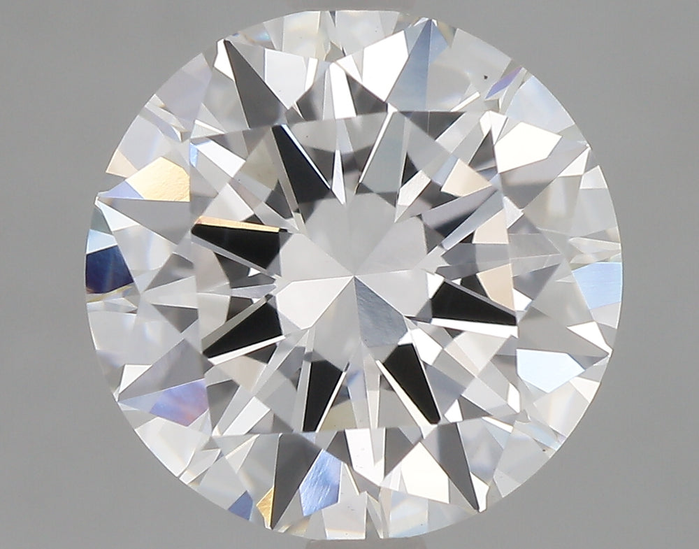 3.0 Carat Round Lab Diamond with  Cut Diamond in 14KT  view 1
