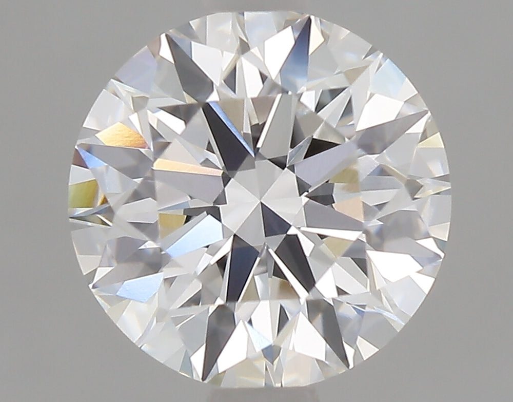 1.51 Carat Round Lab Diamond with  Cut Diamond in 14KT  view 1
