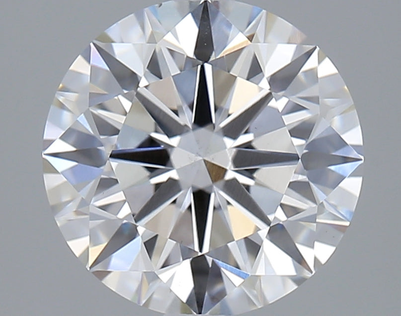 2.5 Carat Round Lab Diamond with  Cut Diamond in 14KT  view 1
