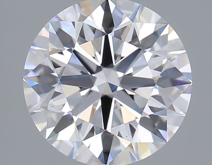 2.58 Carat Round Lab Diamond with  Cut Diamond in 14KT  view 1
