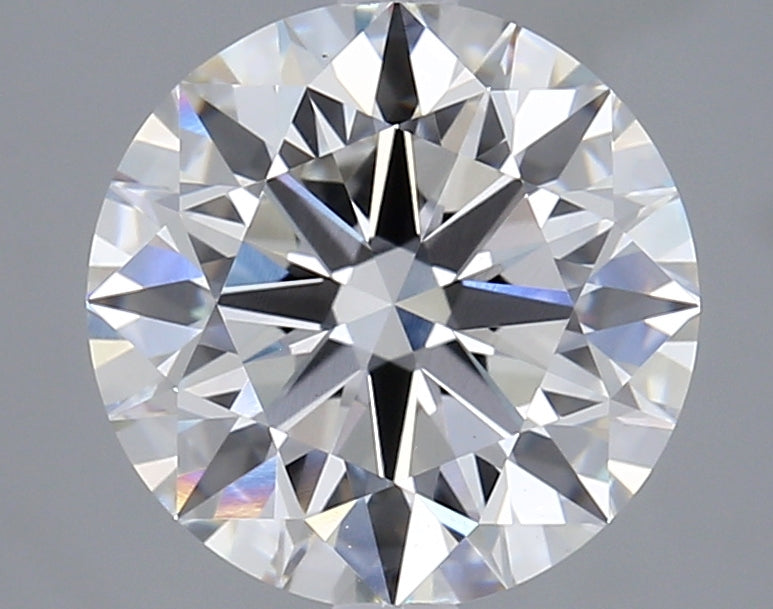 3.54 Carat Round Lab Diamond with  Cut Diamond in 14KT  view 1
