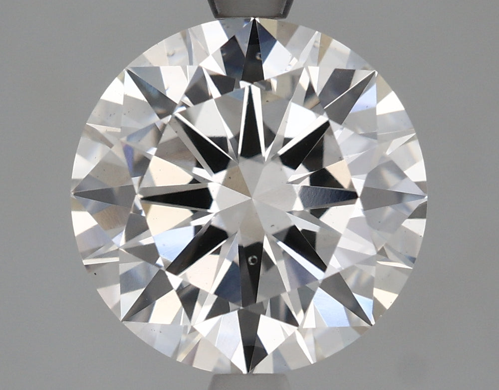 3.0 Carat Round Lab Diamond with  Cut Diamond in 14KT  view 1
