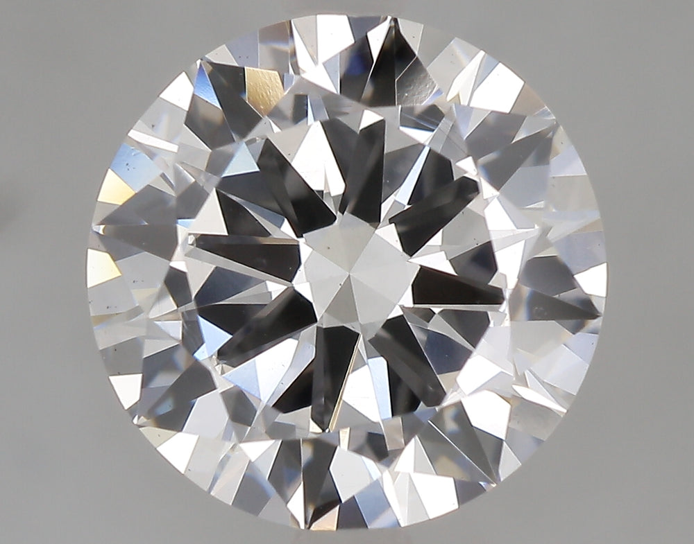3.0 Carat Round Lab Diamond with  Cut Diamond in 14KT  view 1
