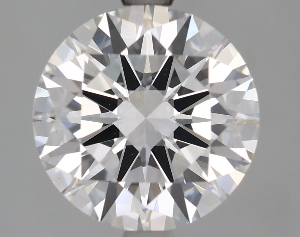 2.43 Carat Round Lab Diamond with  Cut Diamond in 14KT  view 1
