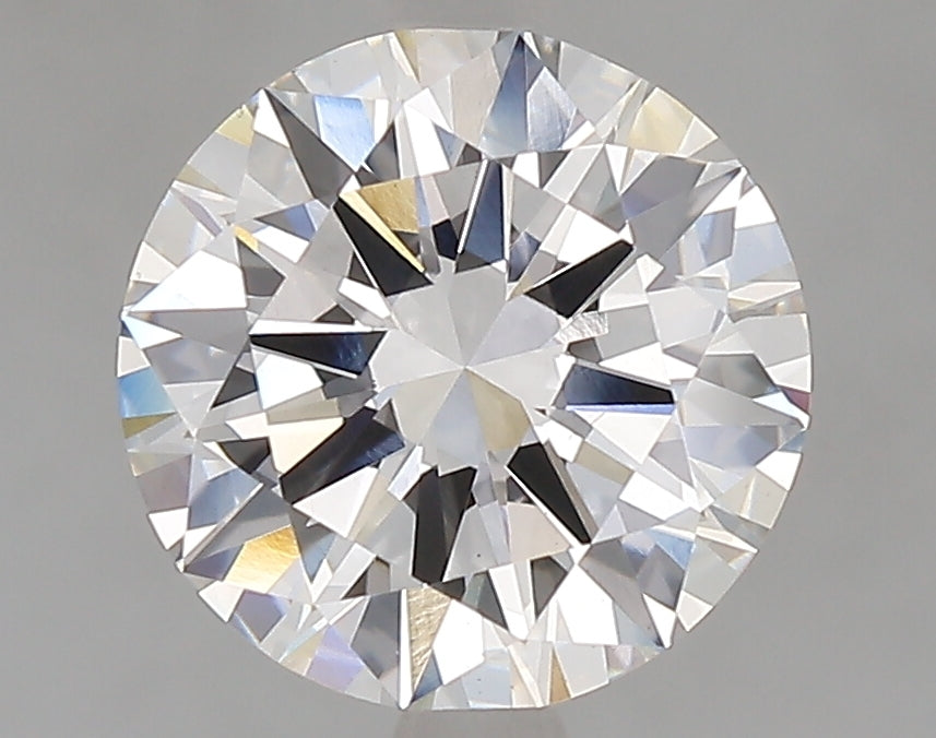 2.5 Carat Round Lab Diamond with  Cut Diamond in 14KT  view 1
