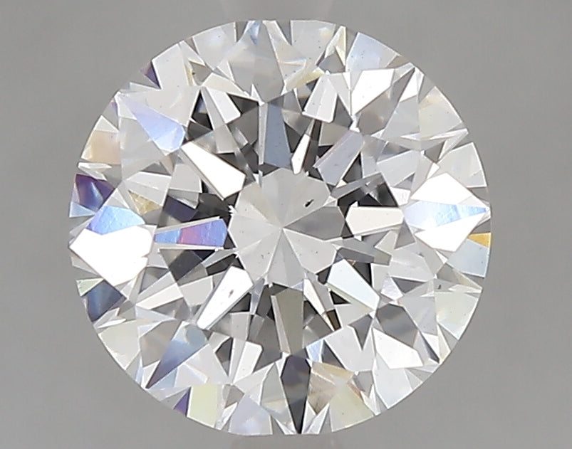 2.11 Carat Round Lab Diamond with  Cut Diamond in 14KT  view 1

