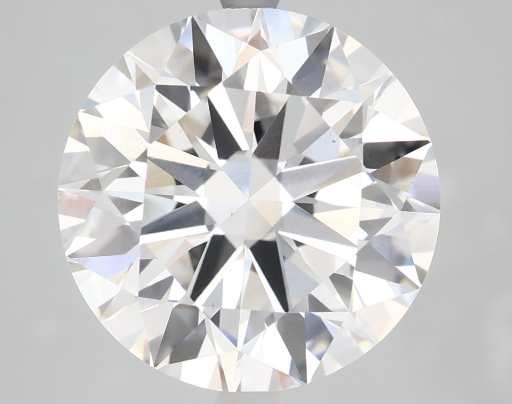 6.52 Carat Round Lab Diamond with  Cut Diamond in 14KT  view 1
