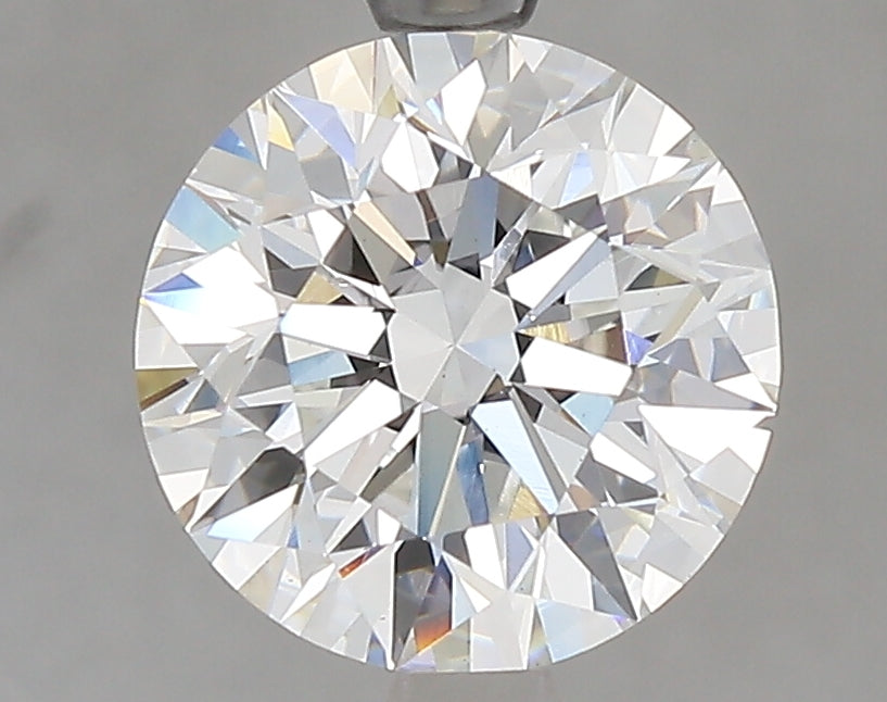 2.5 Carat Round Lab Diamond with  Cut Diamond in 14KT  view 1
