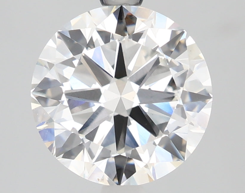 2.5 Carat Round Lab Diamond with  Cut Diamond in 14KT  view 1
