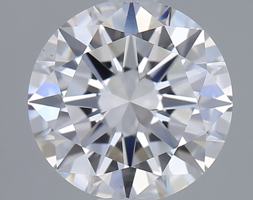 1.5 Carat Round Lab Diamond with  Cut Diamond in 14KT  view 1
