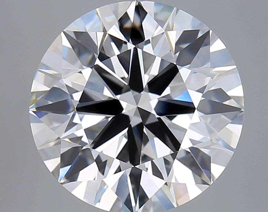 6.0 Carat Round Lab Diamond with  Cut Diamond in 14KT  view 1
