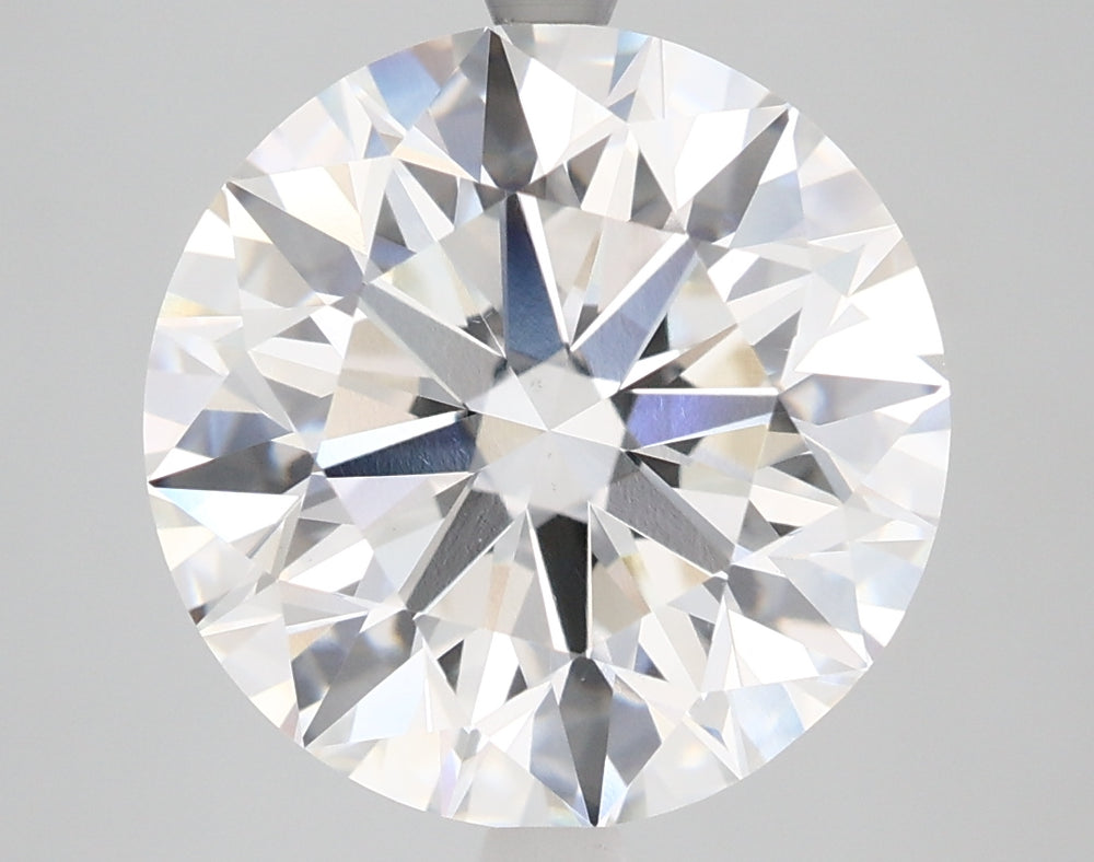 6.51 Carat Round Lab Diamond with  Cut Diamond in 14KT  view 1
