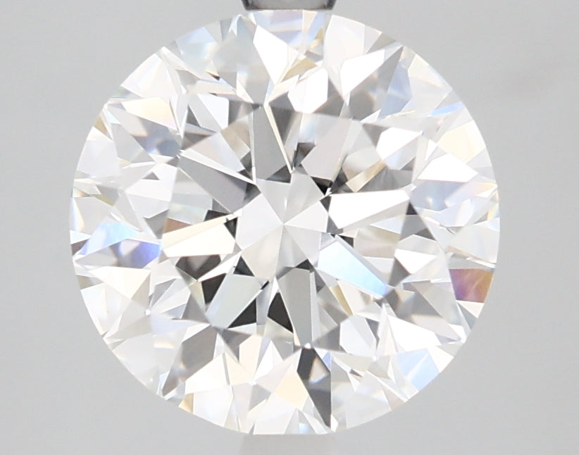 3.0 Carat Round Lab Diamond with  Cut Diamond in 14KT  view 1
