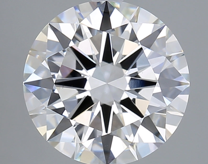 3.1 Carat Round Lab Diamond with  Cut Diamond in 14KT  view 1

