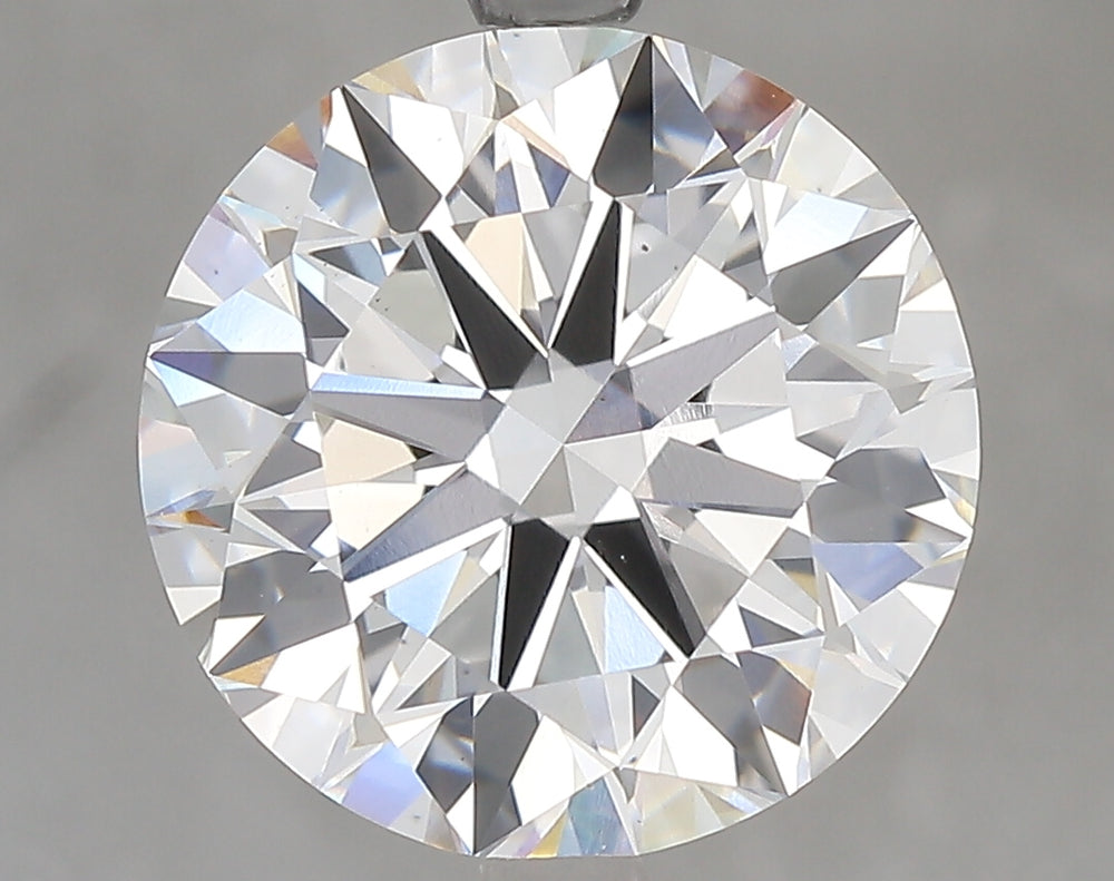 4.5 Carat Round Lab Diamond with  Cut Diamond in 14KT  view 1

