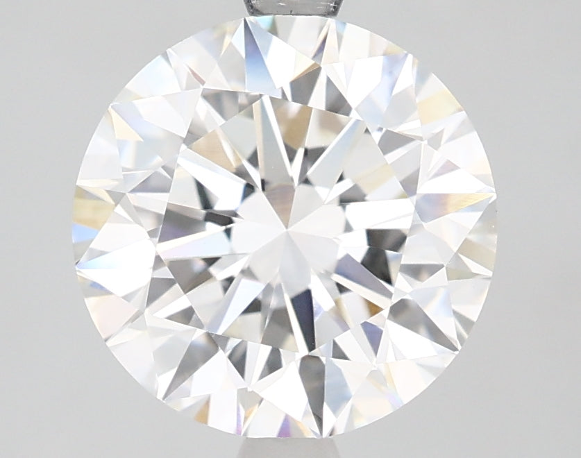 3.0 Carat Round Lab Diamond with  Cut Diamond in 14KT  view 1
