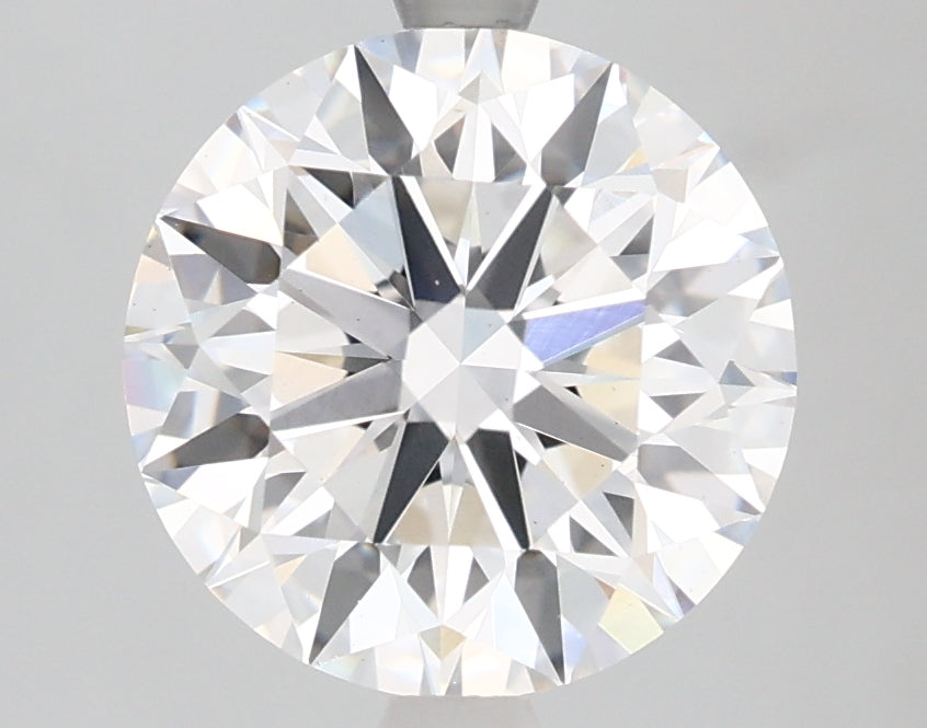 3.0 Carat Round Lab Diamond with  Cut Diamond in 14KT  view 1
