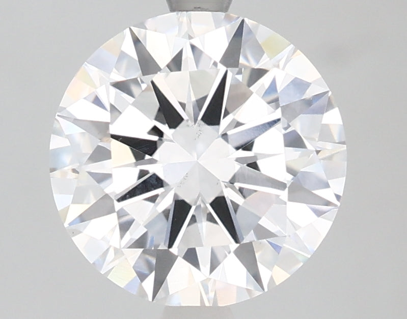 2.5 Carat Round Lab Diamond with  Cut Diamond in 14KT  view 1
