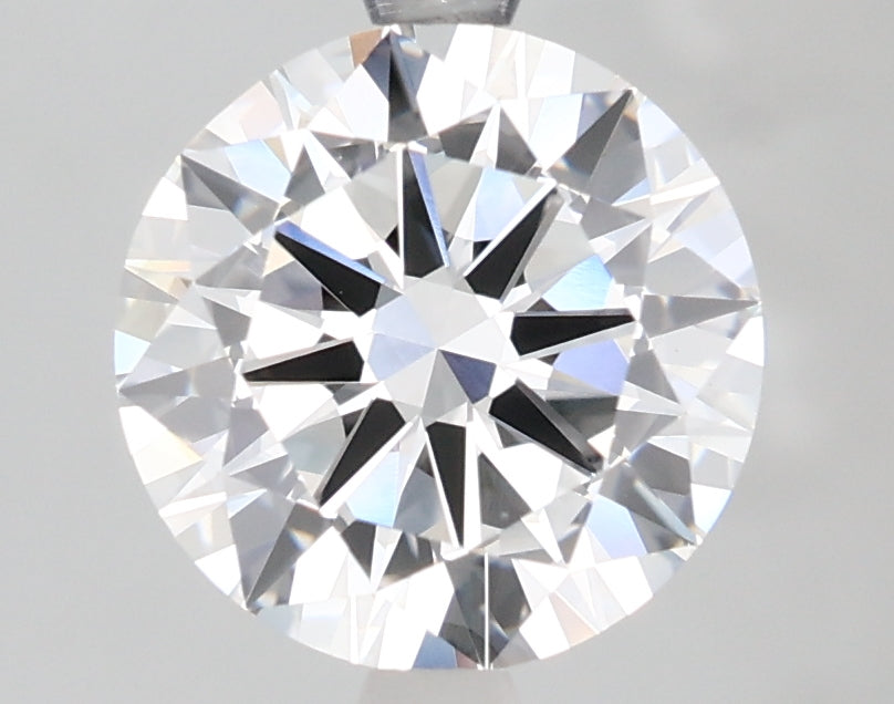2.5 Carat Round Lab Diamond with  Cut Diamond in 14KT  view 1
