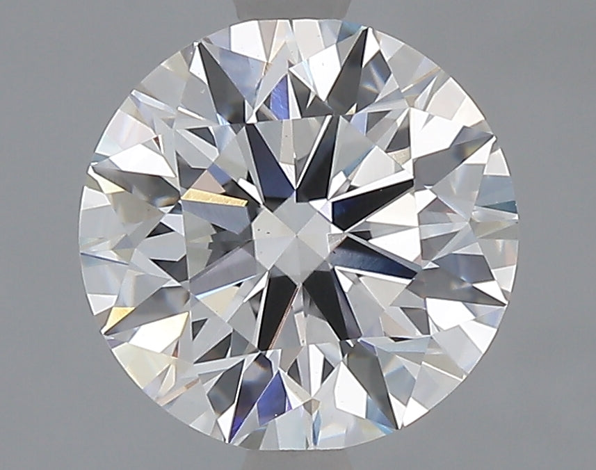 2.5 Carat Round Lab Diamond with  Cut Diamond in 14KT  view 1
