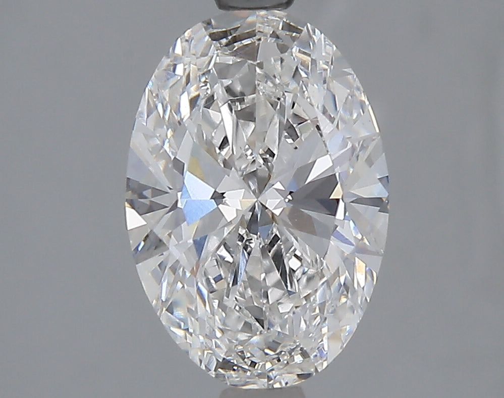 1.99 Carat Oval Lab Diamond with  Cut Diamond in 14KT  view 1
